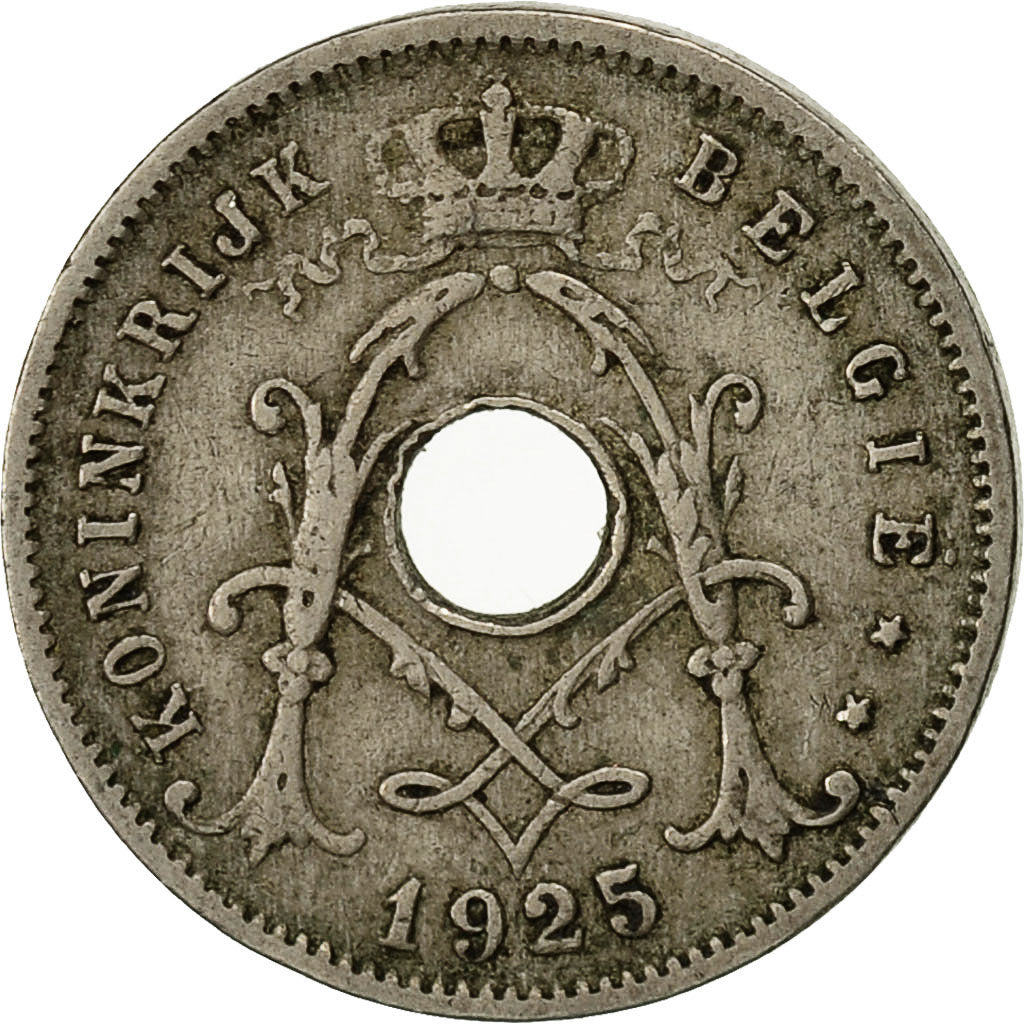 Belgien, 5 Centimes, 1925, S+, Copper-nickel, KM:67