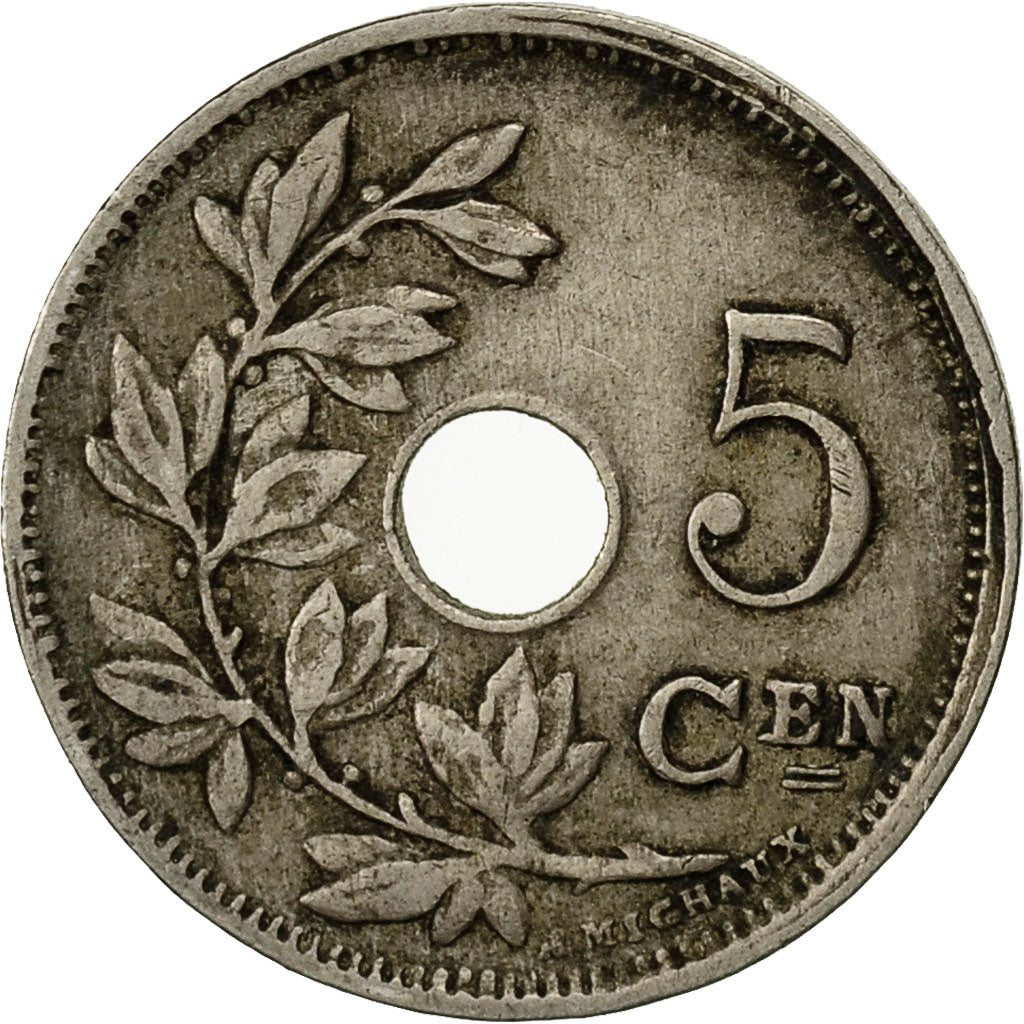 Belgien, 5 Centimes, 1925, S+, Copper-nickel, KM:67