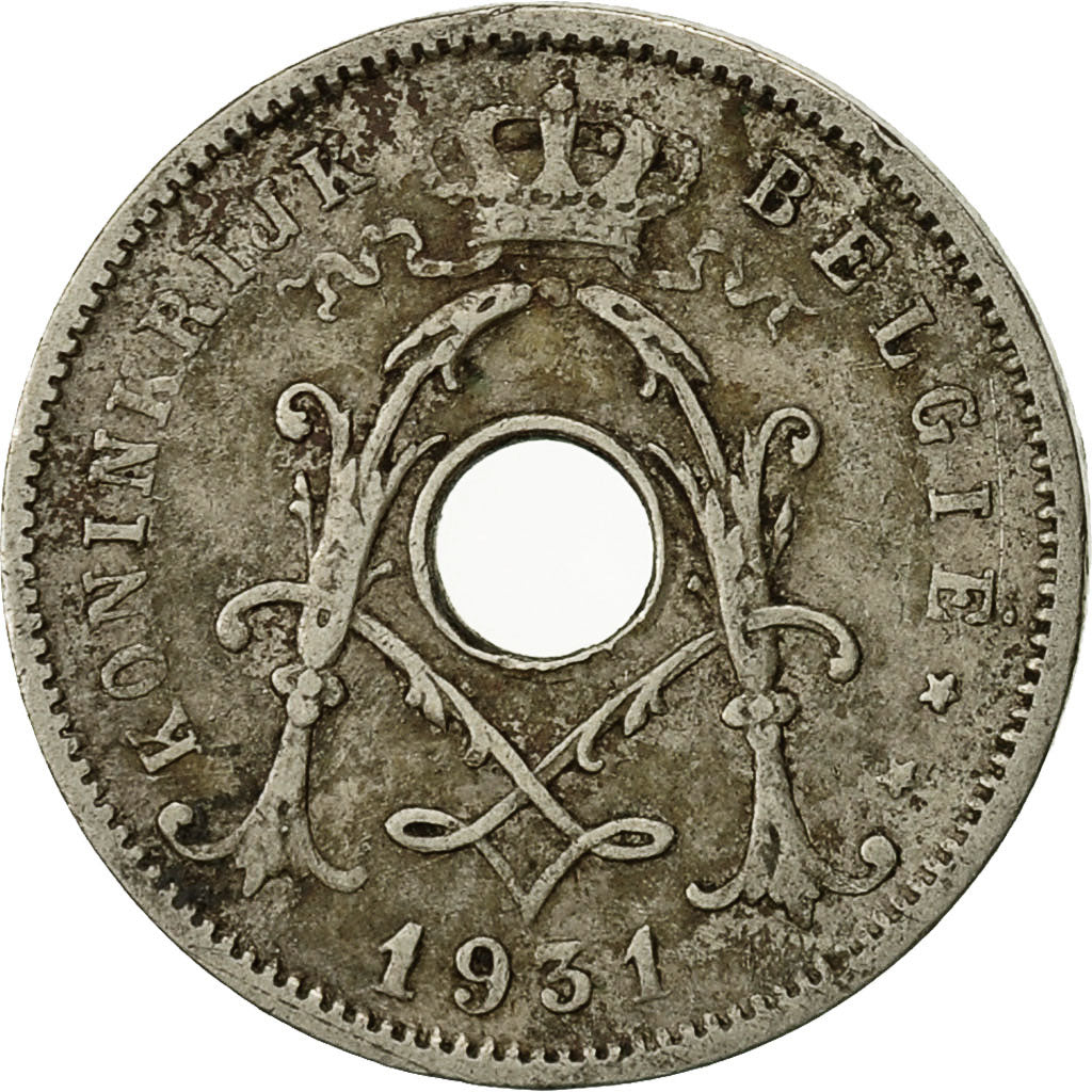 Belgium, 5 Centimes, 1931, VF(20-25), Nickel-brass, KM:94