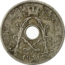 Belgium, 5 Centimes, 1931, VF(20-25), Nickel-brass, KM:94