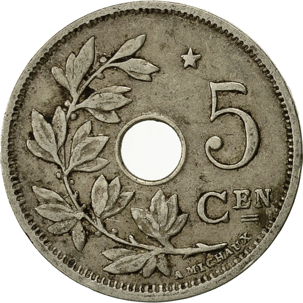 Belgium, 5 Centimes, 1931, VF(20-25), Nickel-brass, KM:94