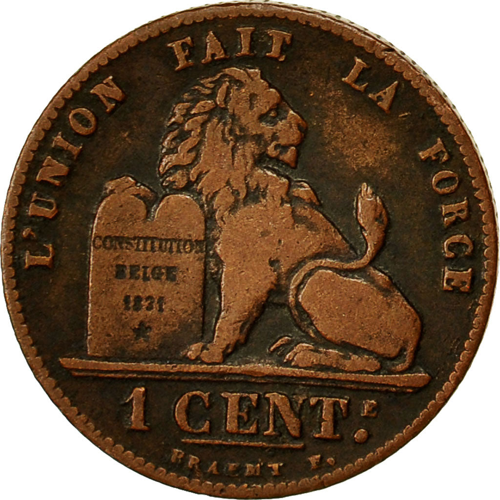 Belgium, Leopold II, Centime, 1901, EF(40-45), Copper, KM:33.1