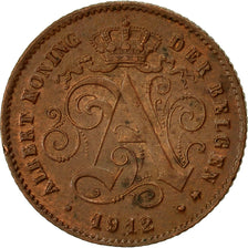 Belgium, Centime, 1912, EF(40-45), Copper, KM:77
