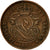 Bélgica, Leopold II, 2 Centimes, 1909, MBC, Cobre, KM:35.1