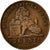 Moneta, Belgia, Leopold II, 2 Centimes, 1909, EF(40-45), Miedź, KM:35.1
