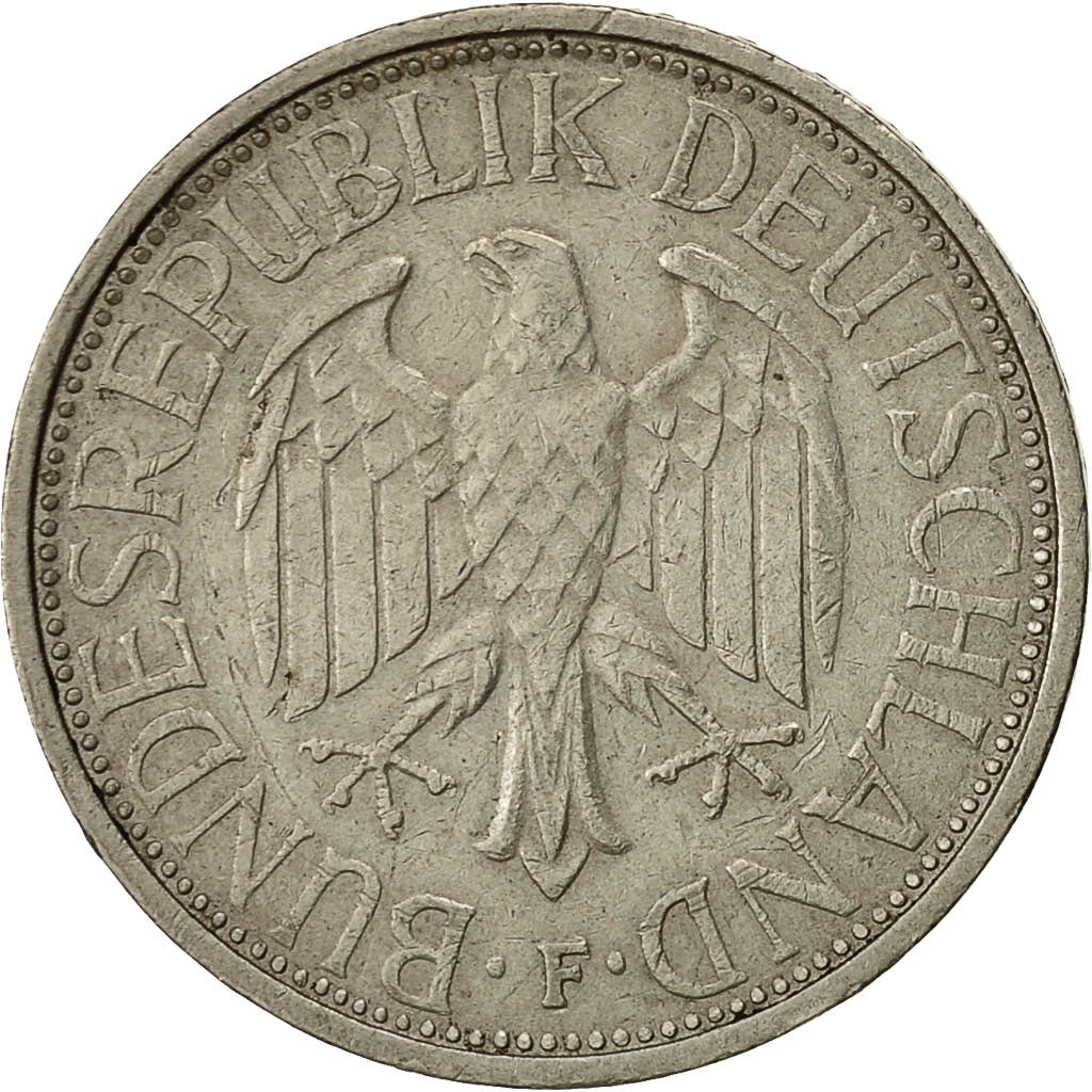 République fédérale allemande, Mark, 1973, Stuttgart, TB+, Copper-nickel