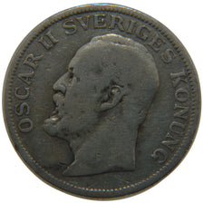 SWEDEN, Krona, 1906, KM #772, VF(20-25), Silver, 25, 7.30