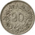 Suiza, 20 Rappen, 1945, Bern, BC+, Cobre - níquel, KM:29a