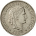 Switzerland, 20 Rappen, 1963, Bern, EF(40-45), Copper-nickel, KM:29a