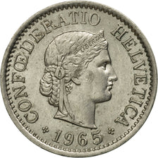 Switzerland, 10 Rappen, 1965, Bern, EF(40-45), Copper-nickel, KM:27
