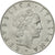 Moneta, Włochy, 50 Lire, 1956, Rome, VF(30-35), Stal nierdzewna, KM:95.1