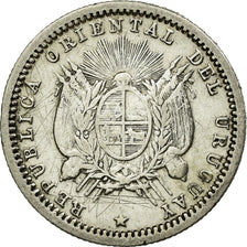 Monnaie, Uruguay, 10 Centesimos, 1877, Uruguay Mint, Paris, Berlin, Vienna, TTB