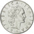 Moneta, Włochy, 50 Lire, 1977, Rome, VF(30-35), Stal nierdzewna, KM:95.1