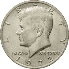 Coin, United States, Kennedy Half Dollar, Half Dollar, 1972, U.S. Mint