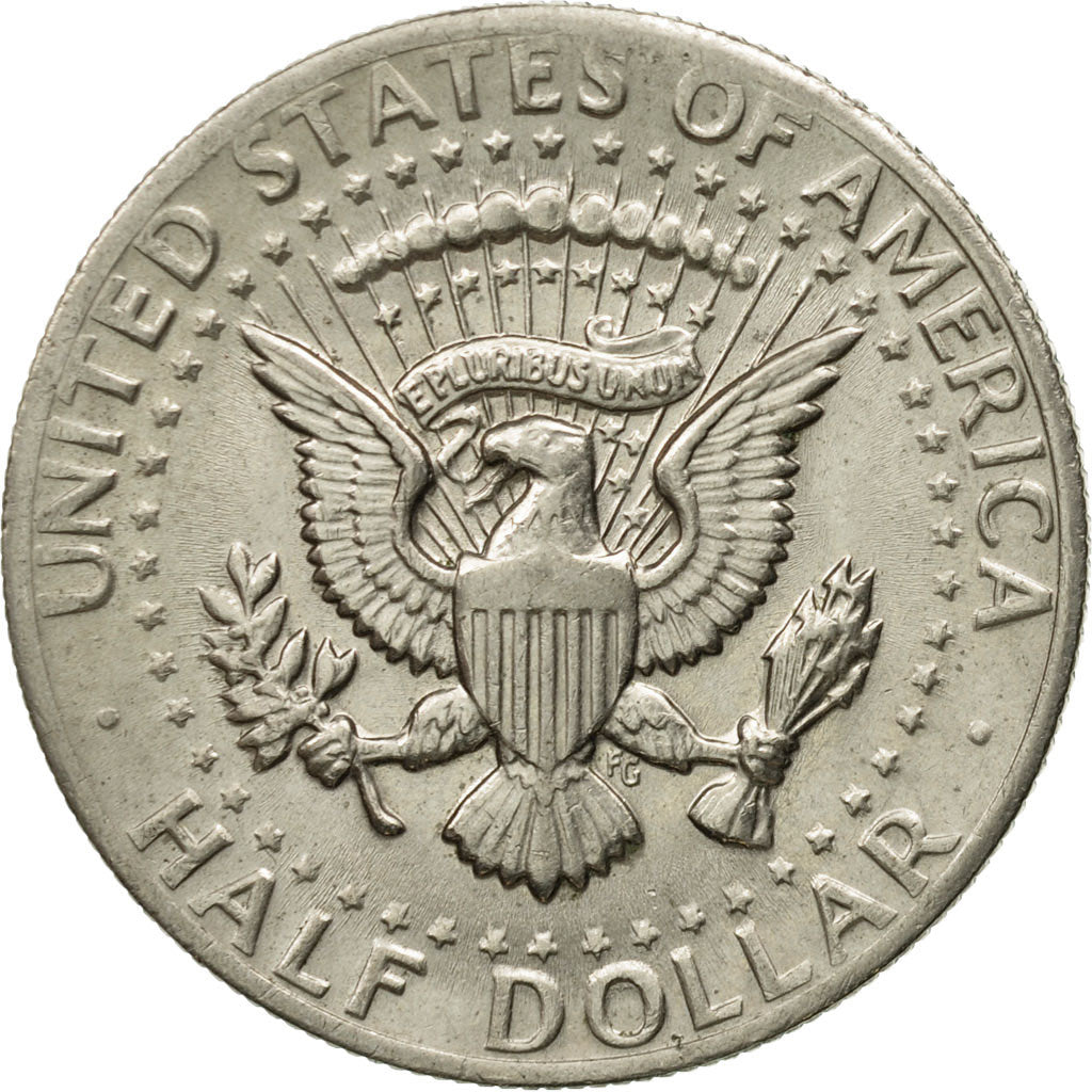 Coin, United States, Kennedy Half Dollar, Half Dollar, 1972, U.S. Mint