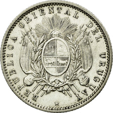 Coin, Uruguay, 20 Centesimos, 1877, Uruguay Mint, Paris, Berlin, Vienna