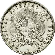 Monnaie, Uruguay, 20 Centesimos, 1877, Uruguay Mint, Paris, Berlin, Vienna, SUP