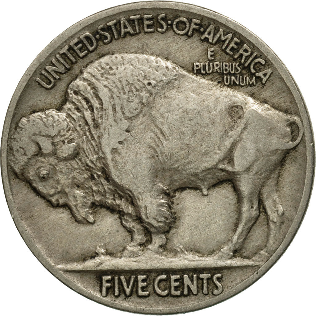 United States, Buffalo Nickel, 5 Cents, 1915, U.S. Mint, Philadelphia
