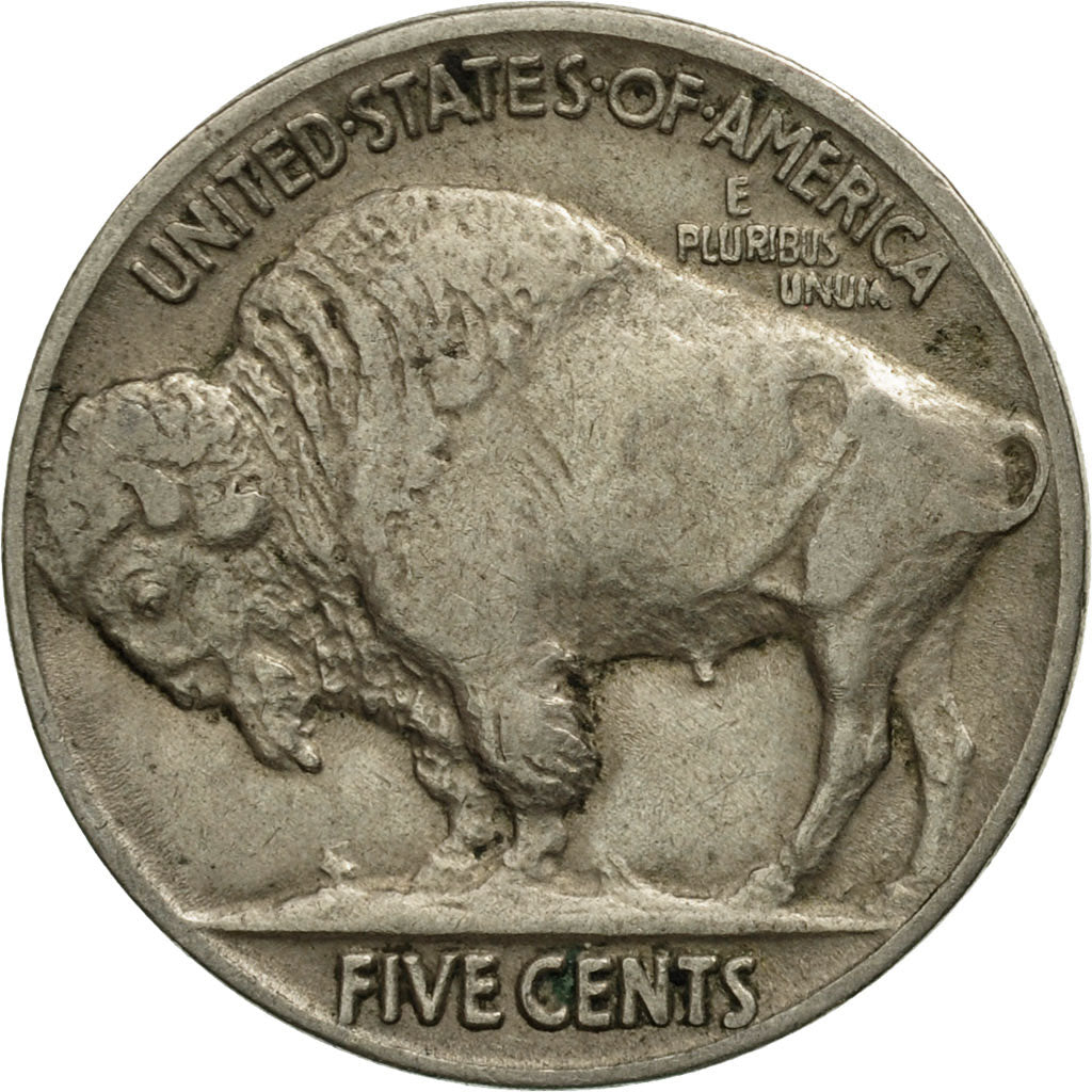 États-Unis, Buffalo Nickel, 5 Cents, 1915, U.S. Mint, Philadelphie, TB+