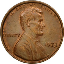 United States, Lincoln Cent, Cent, 1973, U.S. Mint, Philadelphia, EF(40-45)