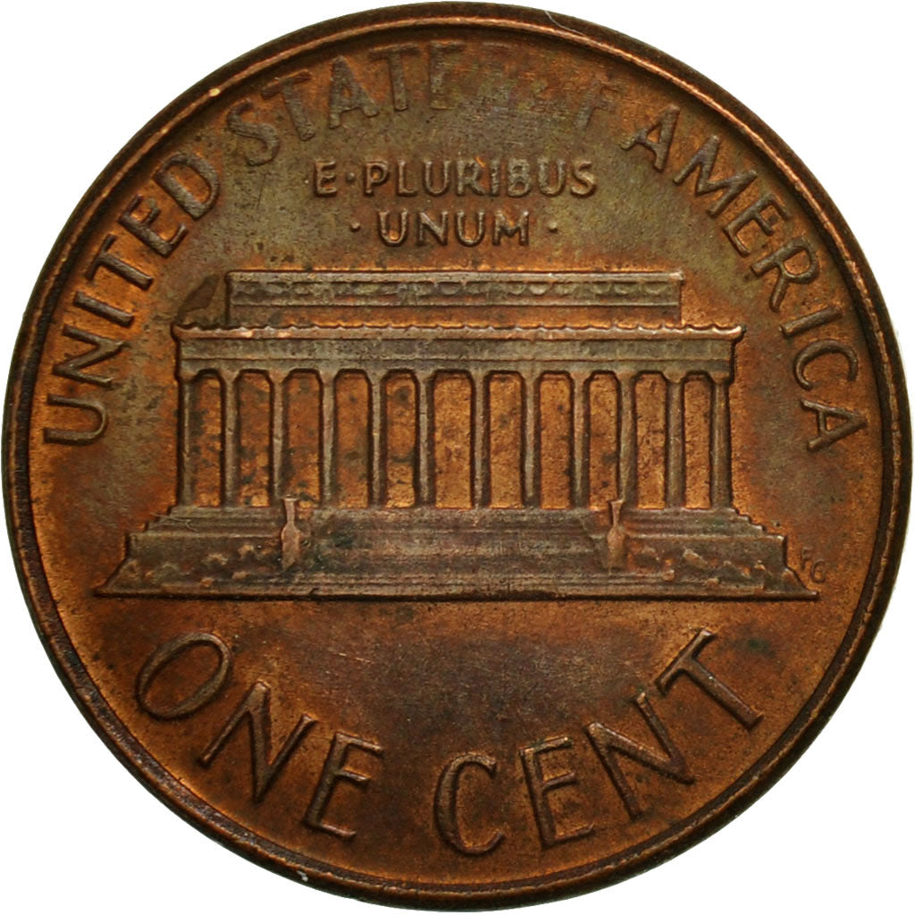 United States, Lincoln Cent, Cent, 1986, U.S. Mint, Denver, EF(40-45), Copper