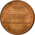 États-Unis, Lincoln Cent, Cent, 1990, U.S. Mint, Denver, TTB+, Copper Plated