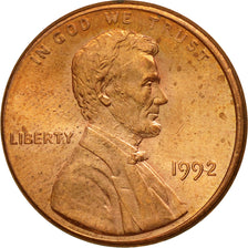 United States, Lincoln Cent, Cent, 1992, U.S. Mint, Philadelphia, VF(30-35)