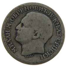 Serbia, 50 Para, 1879, KM #9, VF(20-25), Silver, 18, 2.30