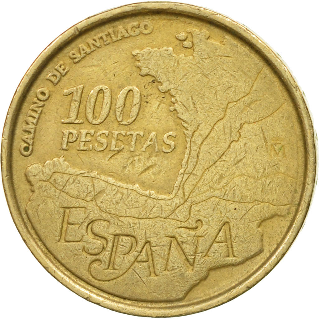Espagne, Juan Carlos I, 100 Pesetas, 1993, Madrid, TTB, Aluminum-Bronze, KM:922