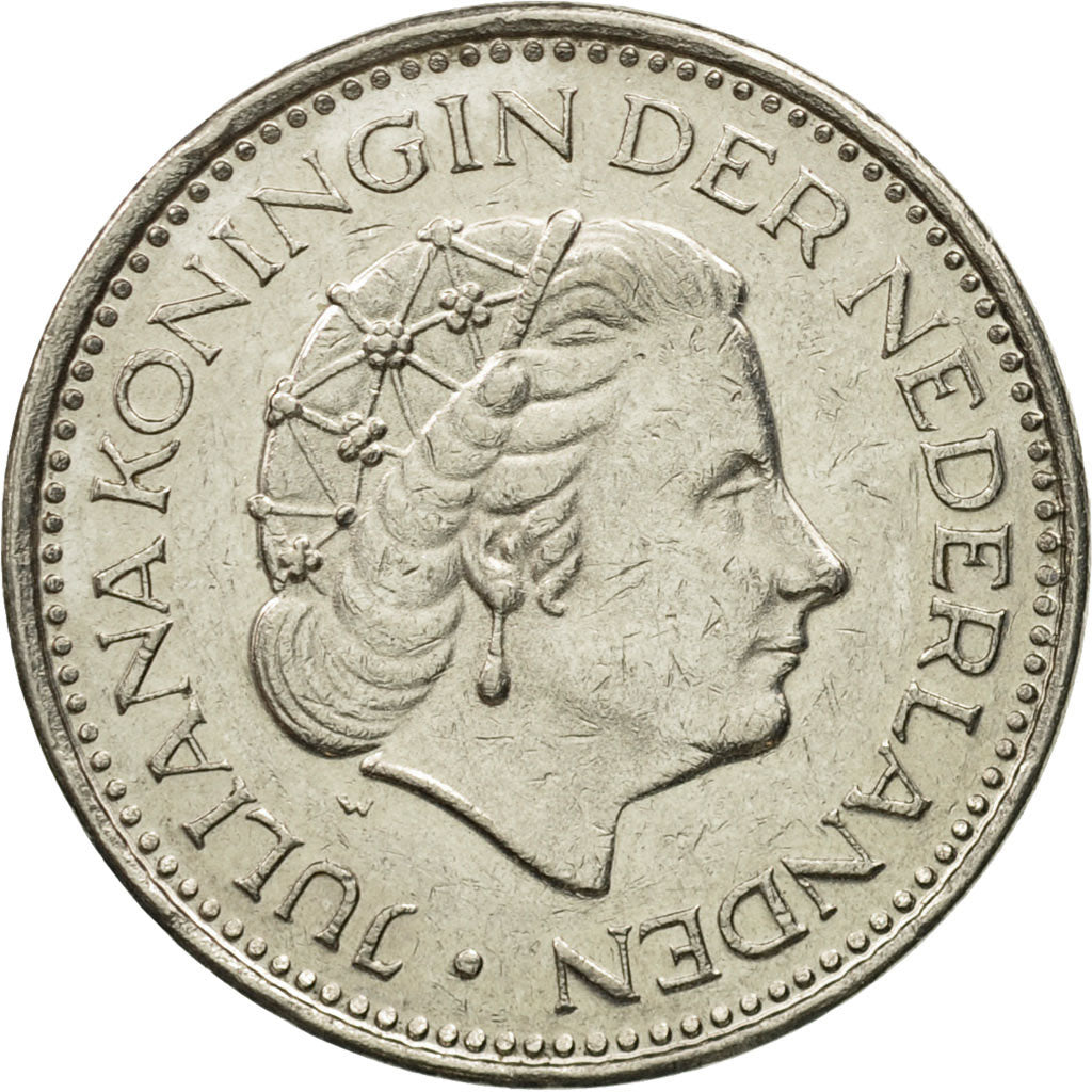 Paesi Bassi, Juliana, Gulden, 1978, BB+, Nichel, KM:184a