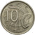 Australia, Elizabeth II, 10 Cents, 1966, AU(50-53), Copper-nickel, KM:65