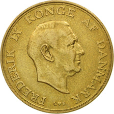 Denmark, Frederik IX, Krone, 1959, Copenhagen, EF(40-45), Aluminum-Bronze