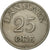 Moneta, Dania, Frederik IX, 25 Öre, 1951, Copenhagen, VF(20-25), Miedź-Nikiel