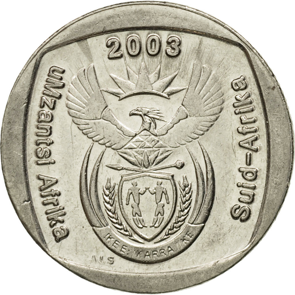 South Africa, Rand, 2003, Pretoria, AU(55-58), Nickel Plated Copper, KM:332