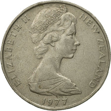 Nouvelle-Zélande, Elizabeth II, 50 Cents, 1977, TTB, Copper-nickel, KM:37.1
