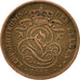 Bélgica, 2 Centimes, 1902, MBC, Cobre, KM:36