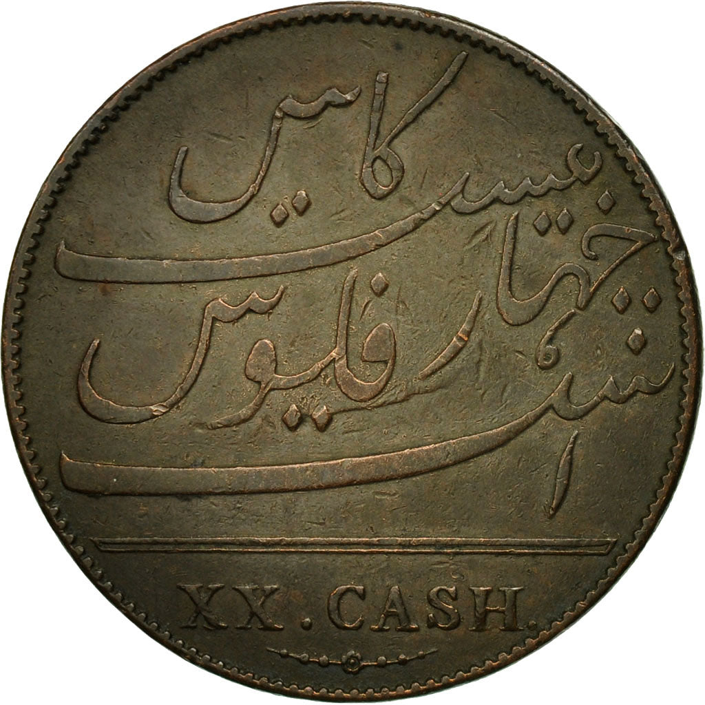 INDIA-BRITISH, MADRAS PRESIDENCY, 20 Cash, 1803, Soho Mint, Birmingham