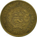 Peru, 10 Soles, 1979, Lima, VF(30-35), Brass, KM:272.2
