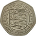 Guernsey, Elizabeth II, 50 Pence, 1983, Heaton, EF(40-45), Copper-nickel, KM:34