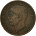 Italy, Vittorio Emanuele III, 10 Centesimi, 1928, Rome, EF(40-45), Bronze, KM:60