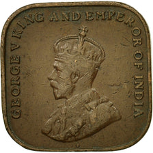 Straits Settlements, George V, Cent, 1920, AU(50-53), Bronze, KM:32