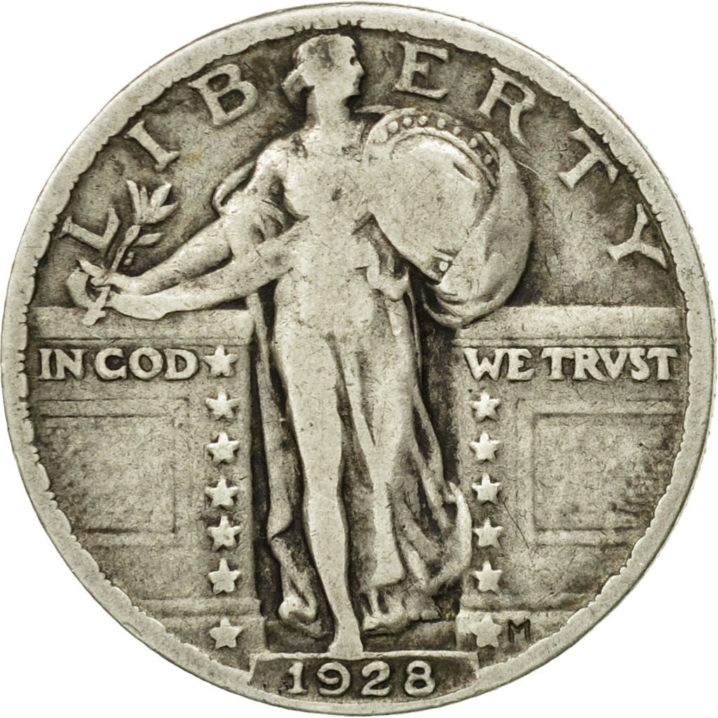United States, Standing Liberty Quarter, Quarter, 1928, U.S. Mint, Philadelphia