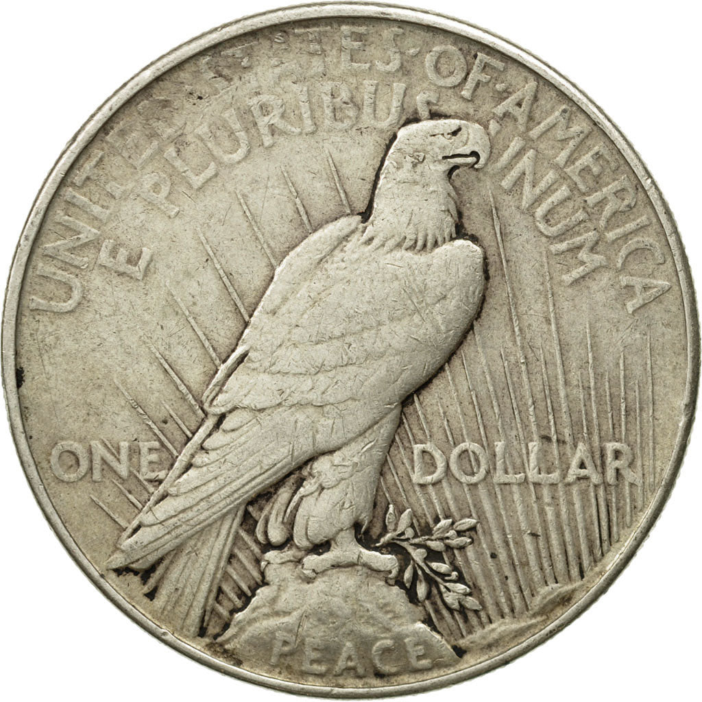 United States, Peace Dollar, Dollar, 1922, U.S. Mint, Philadelphia, VF(30-35)