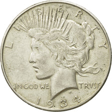 United States, Peace Dollar, Dollar, 1934, U.S. Mint, Denver, EF(40-45), Silver