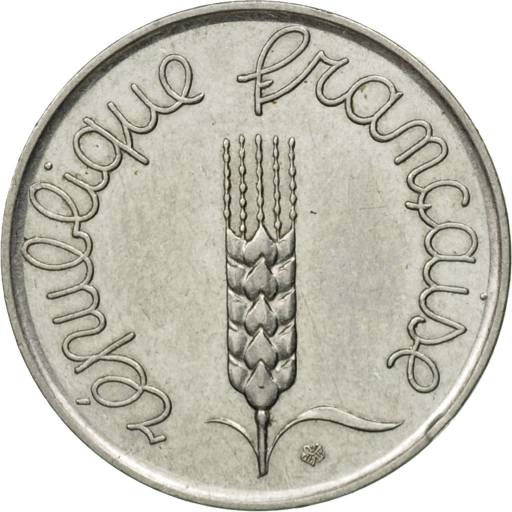France, Épi, 5 Centimes, 1961, Paris, VF(30-35), Stainless Steel, KM:927