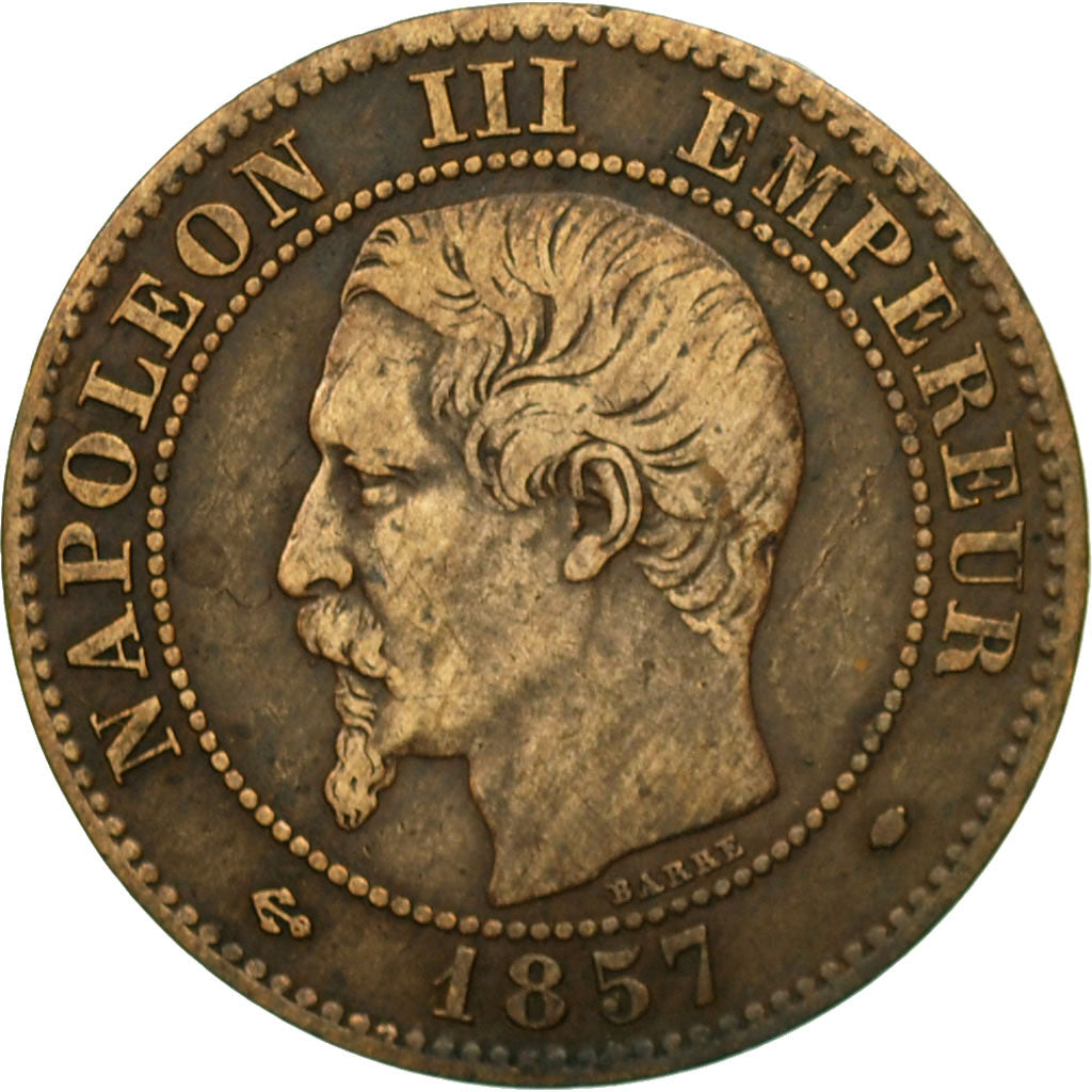 Coin, France, Napoleon III, Napoléon III, 2 Centimes, 1857, Marseille
