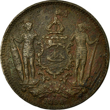 Coin, BRITISH NORTH BORNEO, Cent, 1896, Heaton, Birmingham, EF(40-45), Bronze