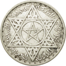 Morocco, Mohammed V, 100 Francs, 1953, Paris, EF(40-45), Silver, KM:52