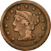 United States, Braided Hair Cent, Cent, 1854, U.S. Mint, Philadelphia, F(12-15)