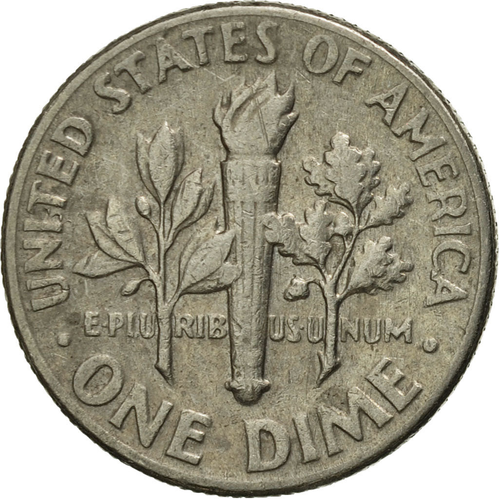 United States, Roosevelt Dime, Dime, 1973, U.S. Mint, Denver, AU(50-53)